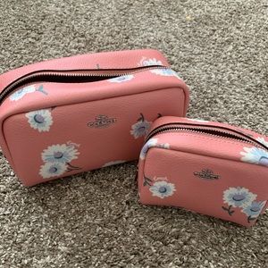 Coach Cosmetic bag. Medium and small -Both included